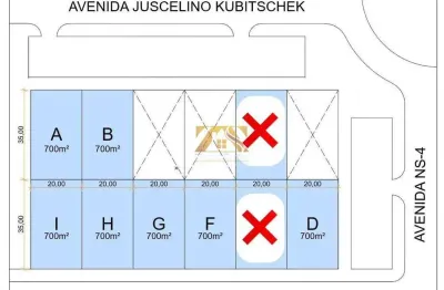 Terreno à venda na Quadra 104 Sul Avenida LO 1, 8545, Plano Diretor Sul, Palmas