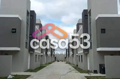 Casa em condomínio fechado com 3 quartos à venda na rua rodolfo bernardelli, 569, uberaba, curitiba, 105 m2 por r$ 639.000