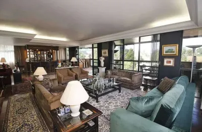 Apartamento com 3 quartos à venda na avenida munhoz da rocha, 44, cabral, curitiba, 426 m2 por r$ 4.100.000