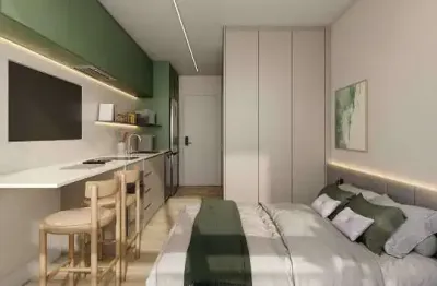 Kitnet / stúdio à venda na avenida silva jardim, 1074, rebouças, curitiba, 19 m2 por r$ 279.836