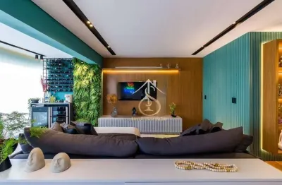 Apartamento com 2 dormitórios à venda, 87 m² por r$ 1.100.000 - portal do morumbi - são paulo/sp está totalmente mobiliado