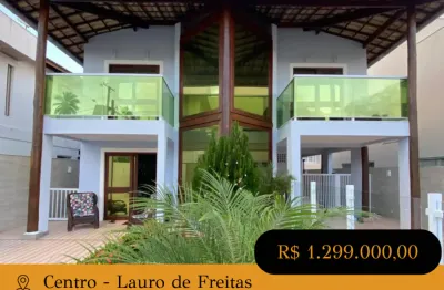 Casa em condomínio fechado com 4 quartos à venda na Rua Pataro Machado, 450, Centro, Lauro de Freitas