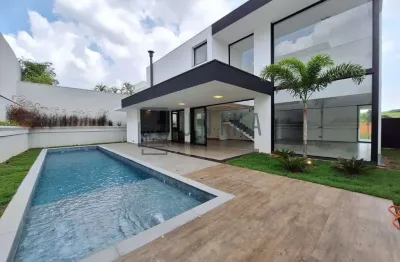 Residência de alto padrão em condomínio fechado em campinas-sp, alphaville dom pedro: 3 quartos, 3 suítes, 3 salas, 5 banheiros, 4 vagas de garagem, 374,47 m².