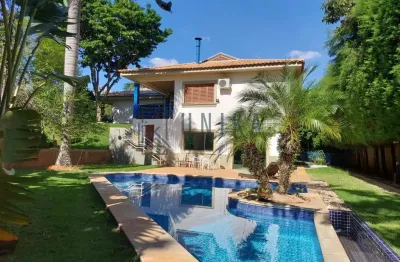 Casa de luxo em condomínio: 4 quartos, 2 suítes, 3 salas, 5 banheiros, 4 vagas - campinas-sp.
