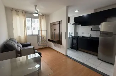 Apartamento mobiliado para locação em campinas-sp, 2 quartos, 1 banheiro, 1 vaga de garagem, 45m² na villa garden.