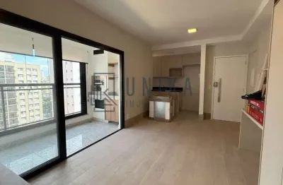 Apartamento para locação no Cambuí, Campinas-SP: 1 quarto, 1 suíte, 1 banheiro, 2 vagas, 51,67m². Venha conferir!