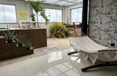 Cobertura duplex 3 dormitórios - 182m² - piazza monet - vila ema