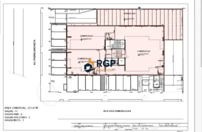 Excelente e novo salao pra locação no bairro jardim em santo andre