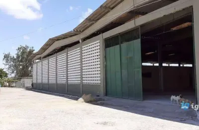 Galpão com 7.600 mais área livre no distrito industrial em abreu e lima - pe
