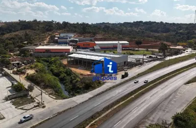 Galpão com 3.000 m² mais pátio às margens da rodovia mg 424 em vespasiano/mg