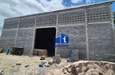 Galpão em construção com 500 m² à 20 metros da rodovia br 101 em igarassu - pe