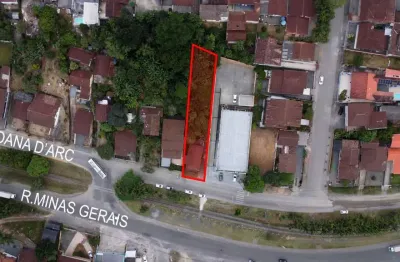 Terreno à venda na R. Joana D`arc, 2042, Nova Brasília, Joinville