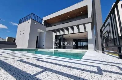 Belíssima casa moderna com 3 suítes à venda, 390 m² por r$ 3.900.000 - condomínio reserva da serra - jundiaí/sp