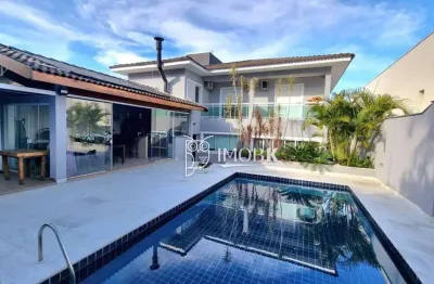 Lindíssima casa com 4 suítes à venda, 405 m² por r$ 3.200.000 - loteamento reserva da serra - jundiaí/sp
