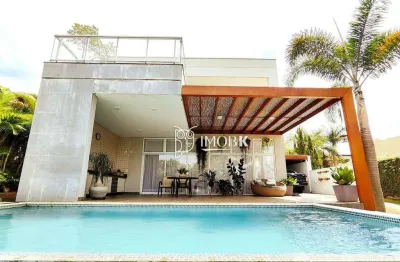 Linda casa com 4 dormitórios à venda, 392 m² por r$ 3.750.000 - marambaia - vinhedo/sp