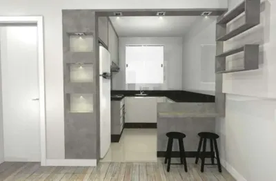 Apartamento para venda, santa quitéria, 2 dormitórios, 1 banheiro, 1 vaga