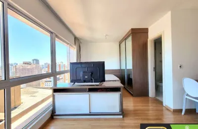 Apartamento studio mobiliado, edifício central station, centro