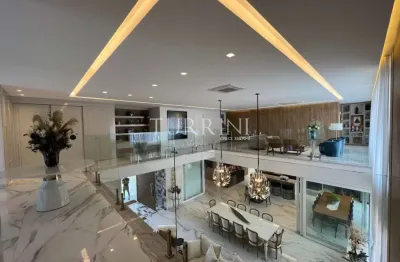 Sobrado luxuoso a venda no condomínio residencial lago sul em bauru -sp.