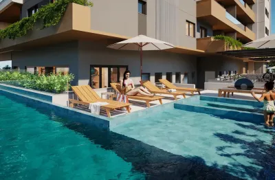 Na planta - apartamentos de 02 e 03 dormitórios c/ suíte - barreiros - são josé