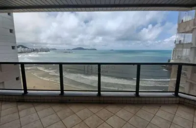 Apartamento com 3 dormitórios à venda, 140 m² por r$ 1.800.000,00 - astúrias frente mar - guarujá/sp