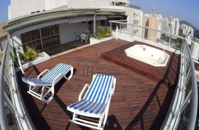 Cobertura 4 dormitórios + 1 suíte à venda r$ 1.200.000,00 na praia das pitangueiras - guarujá/sp