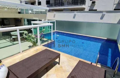 Cobertura à venda, 200 m² por r$ 1.600.000,00 - pitangueiras - guarujá/sp