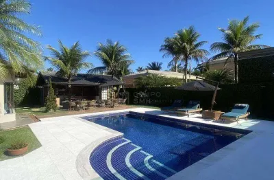 Casa moderna inteligente com 6 dormitórios, 4 suítes à venda no park lane - praia do pernambuco - guarujá/sp