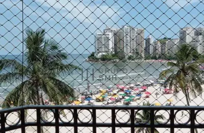 Apartamento com 4 dormitórios à venda, 215 m² por r$ 1.800.000,00 - jardim astúrias - guarujá/sp