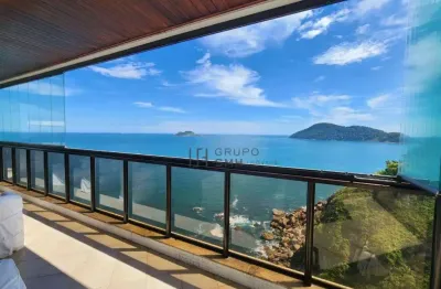 Apartamento com 5 dormitórios à venda, 251 m² por r$ 2.600.000,00 - praia das asturias frente mar - guarujá/sp