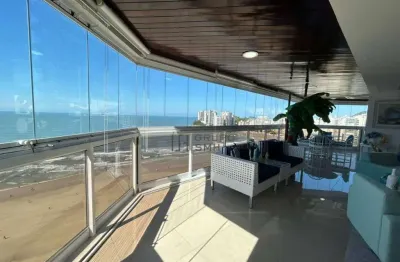Cobertura com 6 dormitórios à venda, 460 m² por r$ 5.500.000,00 - jardim astúrias - guarujá/sp