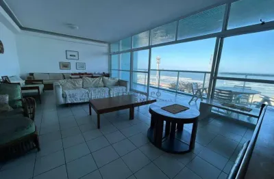 Apartamento com 4 dormitórios à venda, 211 m² por r$ 1.500.000,00 - praia das pitangueiras - guarujá/sp