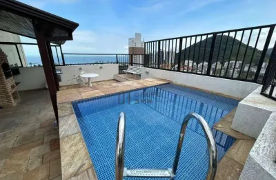 Cobertura com 2 dormitórios à venda, 150 m² por r$ 650.000,00 - enseada - guarujá/sp