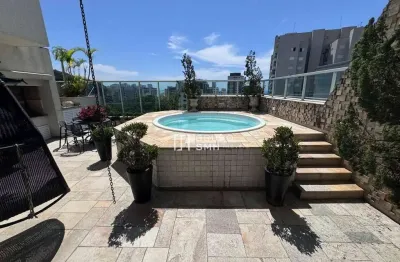 Cobertura com 3 dormitórios à venda, 195 m² por r$ 870.000,00 - jardim las palmas - guarujá/sp