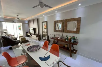 Apartamento com 3 dormitórios à venda, 117 m² por r$ 1.600.000,00 - astúrias frente mar - guarujá/sp