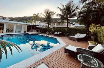 Casa com 5 dormitórios à venda, 800 m² por r$ 4.200.000,00 - balneário cidade atlântica - guarujá/sp