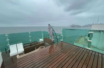 Cobertura com 3 dormitórios à venda, 250 m² por r$ 2.000.000,00 - pitangueiras - guarujá/sp