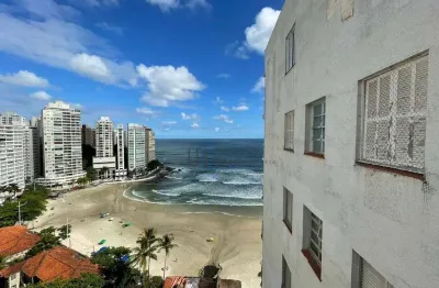 Apartamento com 3 dormitórios à venda, 215 m² por r$ 850.000,00 - praia das pitangueiras frente mar - guarujá/sp