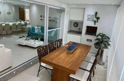 Apartamento com 3 dormitórios à venda, 125 m² por r$ 1.500.000,00 - barra funda - guarujá/sp