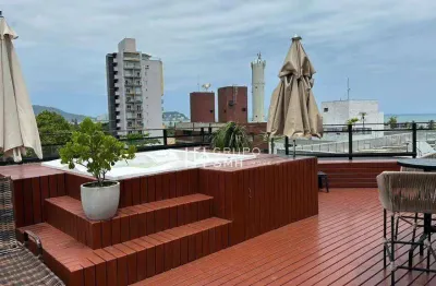 Cobertura com 3 dormitórios à venda, 340 m² por r$ 1.500.000,00 - enseada - guarujá/sp