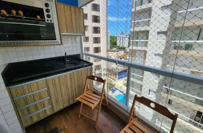 Apartamento com 3 dormitórios à venda, 115 m² por r$ 900.000,00 - astúrias - guarujá/sp