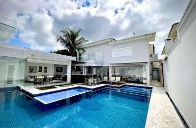 Casa com 5 dormitórios à venda, 545 m² por r$ 6.000.000,00 - acapulco - guarujá/sp