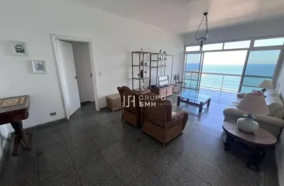 Apartamento com 4 dormitórios à venda, 203 m² por r$ 1.500.000 - pitangueiras frente mar - guarujá/sp