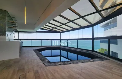 Apartamento com 4 suítes, 400 m² - venda por r$ 7.650.000 ou aluguel por r$ 25.000/mês - astúrias - guarujá/sp