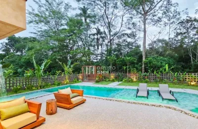 Casa com 6 suítes à venda, 550m² por r$12.980.000 - riv. são lourenco - bertioga/sp