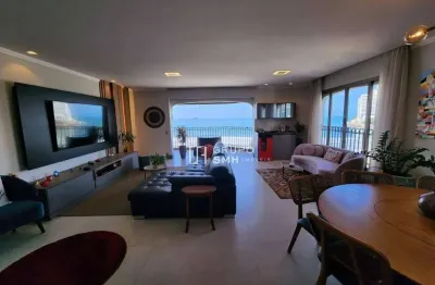 Apartamento com 4 suítes à venda, 215 m² por r$ 2.600.000 - astúrias frente mar - guarujá/sp