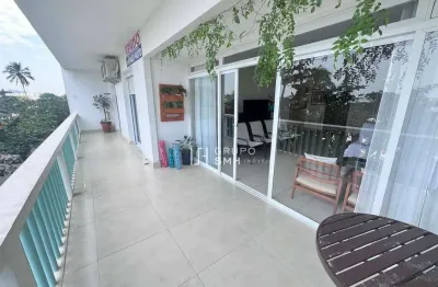 Apartamento com 3 dormitórios à venda, 250 m² por r$ 1.370.000,00 - pitangueiras frente mar - guarujá/sp