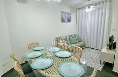 Apartamento com 2 dormitórios à venda, 65 m² por r$ 371.000,00 - enseada - guarujá/sp