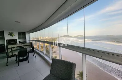 Apartamento com 5 dormitórios à venda, 206 m² por r$ 3.200.000,00 - enseada frente mar - guarujá/sp