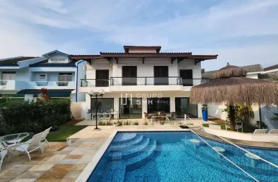 Casa com 5 dormitórios à venda, 440 m² por r$ 1.700.000,00 - acapulco - guarujá/sp