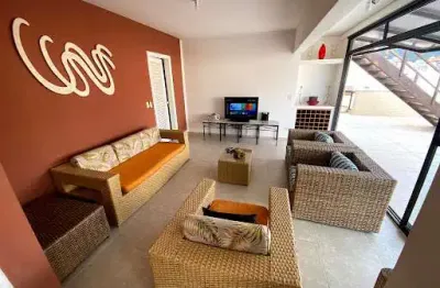 Cobertura com 3 dormitórios à venda, 285 m² por r$ 620.000,00 - praia da enseada - jd. virgínia i - guarujá/sp